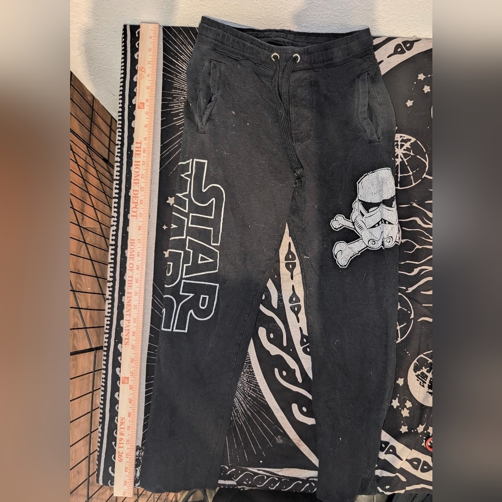 Star Wars Black Joggers with Stormtrooper Design